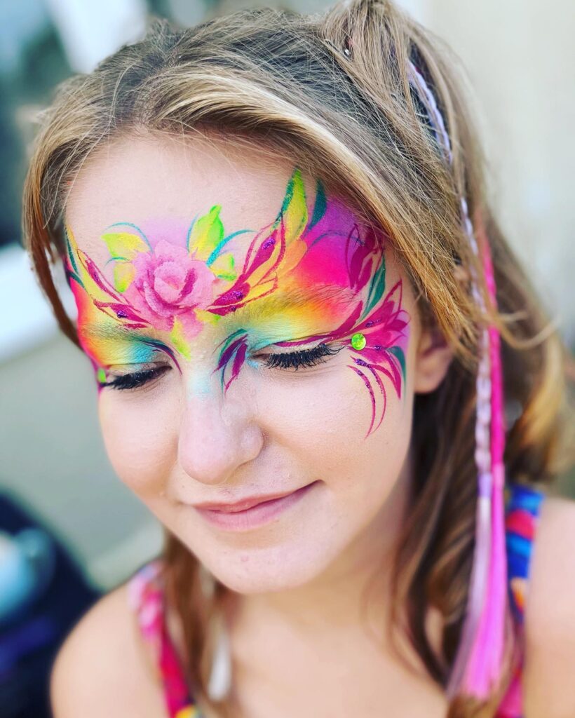 Floral Face paint