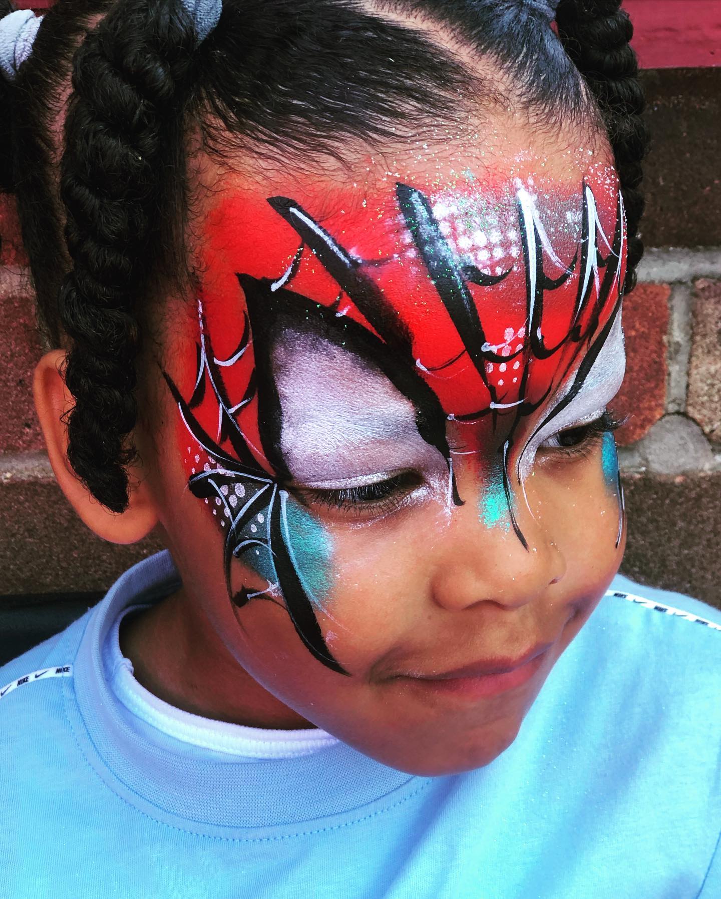 Spider-Man Face paint