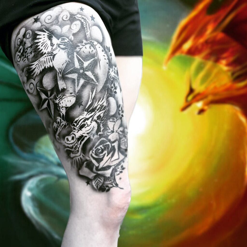 4 Unique Arm Band tattoo making|| tattoo making art|| Temporary tattoo art  - YouTube